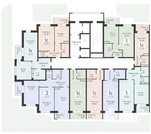 1-к квартира, вторичка, 40м2, 3/15 этаж