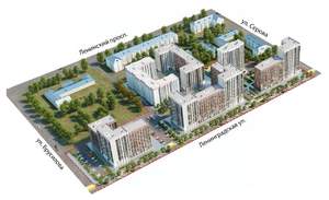 3-к квартира, строящийся дом, 80м2, 6/15 этаж
