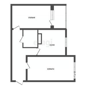 2-к квартира, вторичка, 62м2, 14/17 этаж