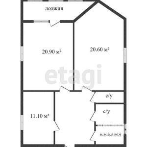 2-к квартира, вторичка, 76м2, 13/16 этаж