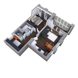 1-к квартира, вторичка, 59м2, 19/25 этаж