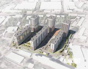 1-к квартира, строящийся дом, 20м2, 1/17 этаж