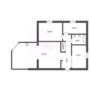 3-к квартира, вторичка, 115м2, 9/11 этаж