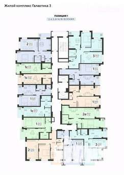 3-к квартира, сданный дом, 68м2, 7/23 этаж