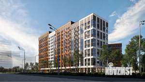 2-к квартира, строящийся дом, 54м2, 9/13 этаж