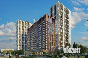 2-к квартира, строящийся дом, 62м2, 13/25 этаж