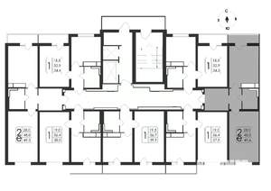 2-к квартира, вторичка, 50м2, 12/19 этаж