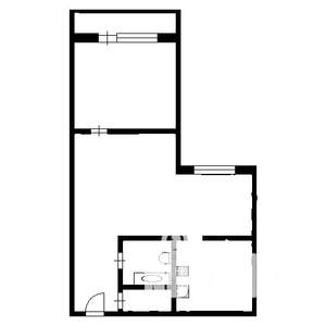 1-к квартира, вторичка, 42м2, 12/17 этаж