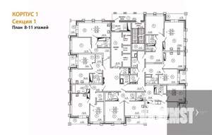 1-к квартира, вторичка, 45м2, 9/25 этаж