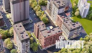 2-к квартира, строящийся дом, 72м2, 13/18 этаж