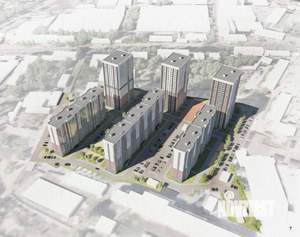 1-к квартира, строящийся дом, 36м2, 1/17 этаж