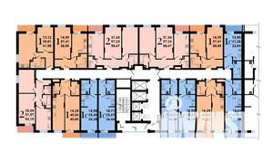 1-к квартира, строящийся дом, 39м2, 2/27 этаж