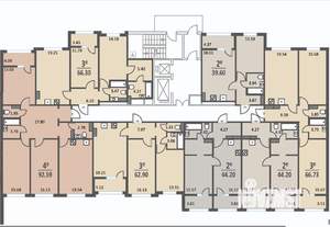 3-к квартира, сданный дом, 93м2, 2/16 этаж