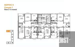 1-к квартира, вторичка, 38м2, 10/19 этаж