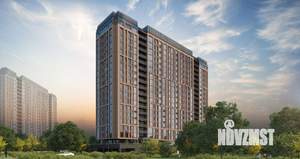 1-к квартира, строящийся дом, 40м2, 18/18 этаж