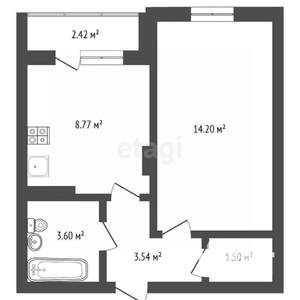 1-к квартира, вторичка, 33м2, 14/23 этаж