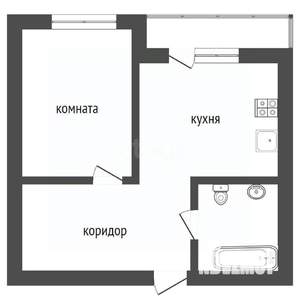 1-к квартира, вторичка, 41м2, 8/17 этаж