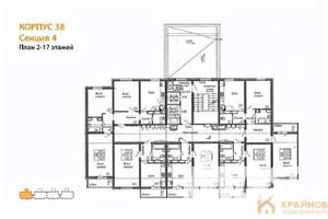 1-к квартира, вторичка, 38м2, 4/17 этаж