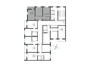 2-к квартира, вторичка, 53м2, 2/17 этаж