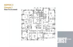 1-к квартира, вторичка, 33м2, 19/25 этаж