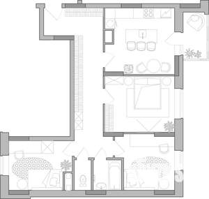 3-к квартира, строящийся дом, 74м2, 14/25 этаж