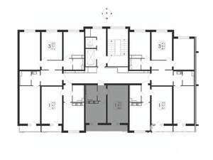 1-к квартира, вторичка, 40м2, 8/17 этаж