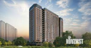 1-к квартира, строящийся дом, 40м2, 18/18 этаж