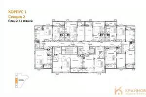 1-к квартира, строящийся дом, 53м2, 5/15 этаж