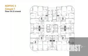3-к квартира, вторичка, 86м2, 24/25 этаж