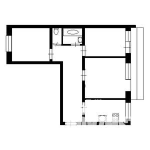 2-к квартира, вторичка, 69м2, 7/9 этаж