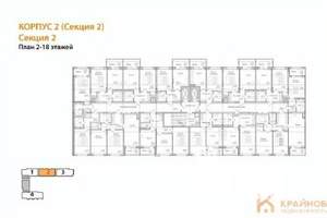 1-к квартира, вторичка, 38м2, 16/18 этаж