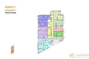 3-к квартира, сданный дом, 76м2, 6/21 этаж
