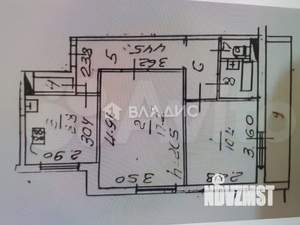 2-к квартира, вторичка, 54м2, 2/9 этаж