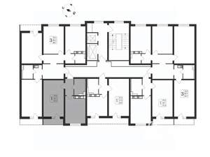 1-к квартира, вторичка, 42м2, 3/17 этаж