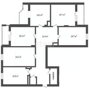 4-к квартира, вторичка, 152м2, 8/22 этаж