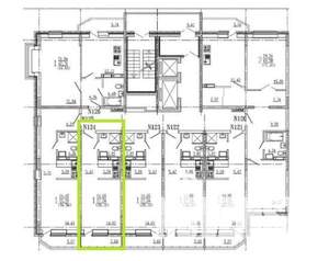 Студия квартира, сданный дом, 27м2, 8/17 этаж