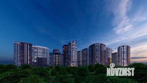 2-к квартира, строящийся дом, 54м2, 15/18 этаж