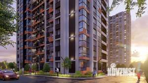 2-к квартира, строящийся дом, 55м2, 4/19 этаж