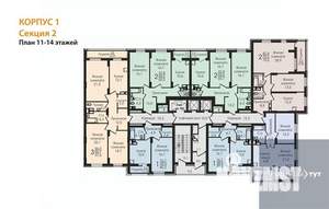 2-к квартира, вторичка, 66м2, 11/25 этаж