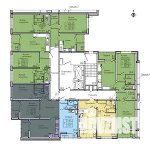 2-к квартира, строящийся дом, 70м2, 18/18 этаж
