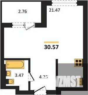 Студия квартира, вторичка, 31м2, 9/28 этаж
