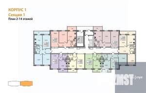 2-к квартира, вторичка, 58м2, 11/15 этаж