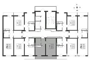1-к квартира, вторичка, 40м2, 4/19 этаж