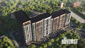 2-к квартира, строящийся дом, 54м2, 14/18 этаж