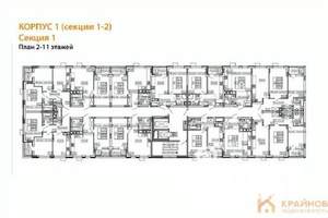 1-к квартира, вторичка, 34м2, 10/11 этаж