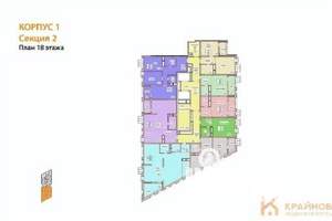 2-к квартира, сданный дом, 62м2, 18/21 этаж