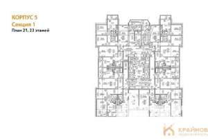 2-к квартира, вторичка, 58м2, 21/25 этаж