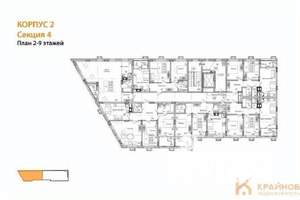 3-к квартира, строящийся дом, 88м2, 4/14 этаж