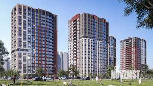2-к квартира, строящийся дом, 53м2, 17/19 этаж