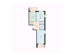 2-к квартира, вторичка, 55м2, 2/17 этаж